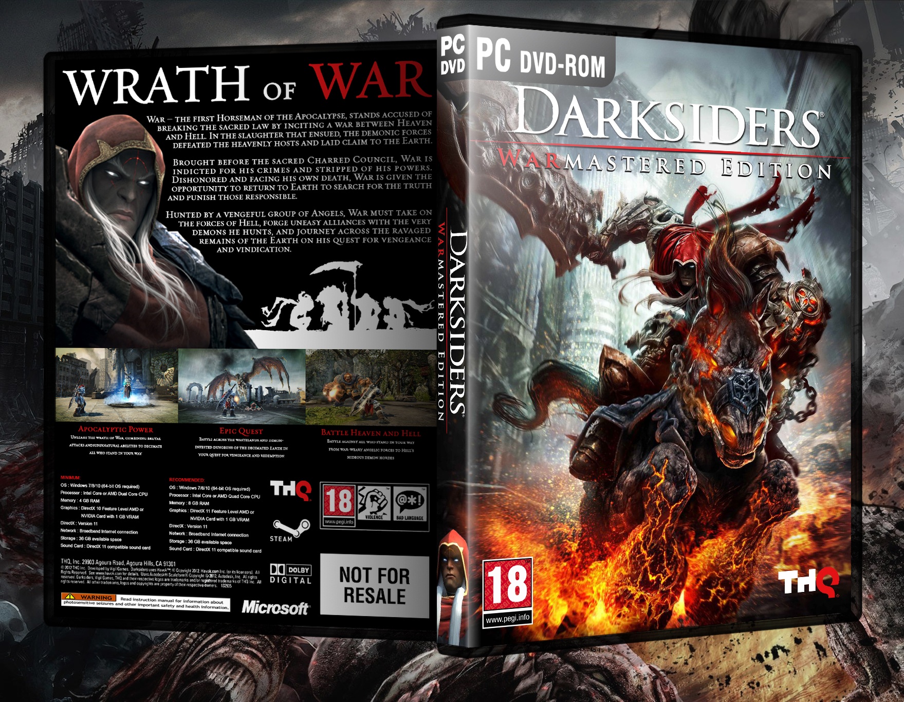 Darksiders Warmastered Edition box cover
