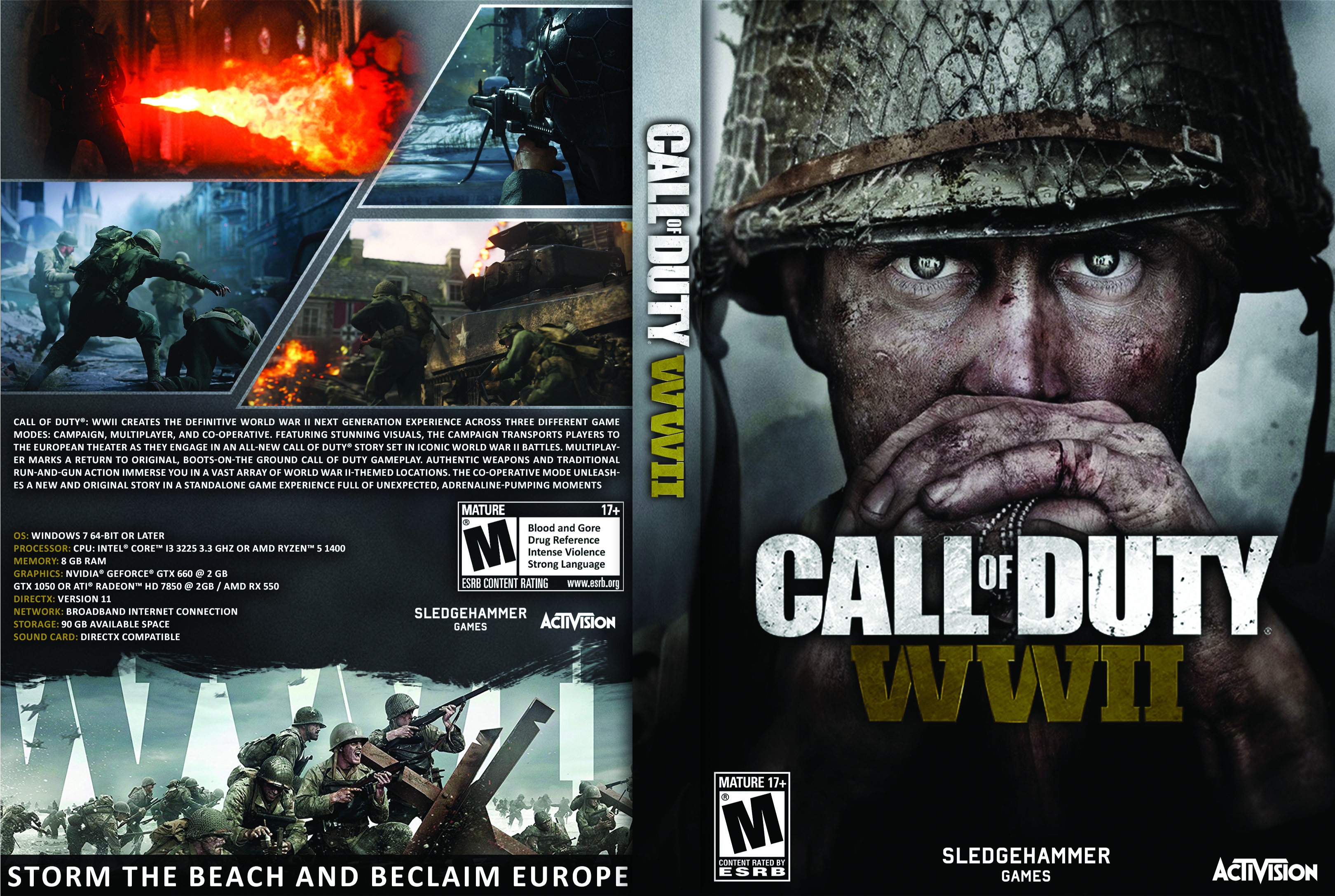 Call of Duty: WWII box cover