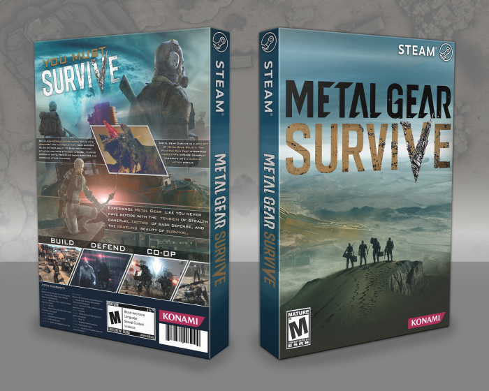 Metal Gear Survive box art cover