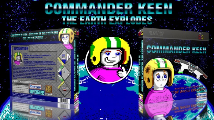 Commander Keen : The Earth Explodes box art cover