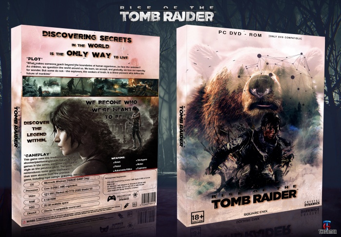 rise of the tomb raider pc dvd