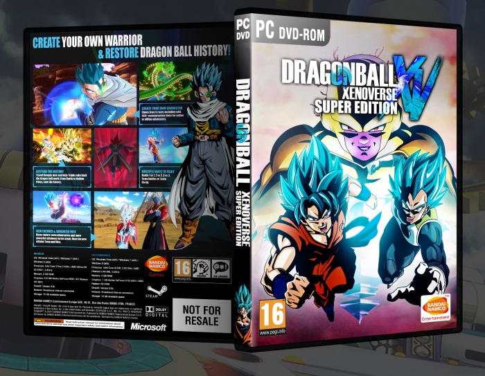 Dragon Ball Xenoverse Super Edition PC Box Art Cover by FIRE13spotty