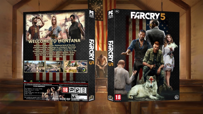 Far Cry 5 box art cover