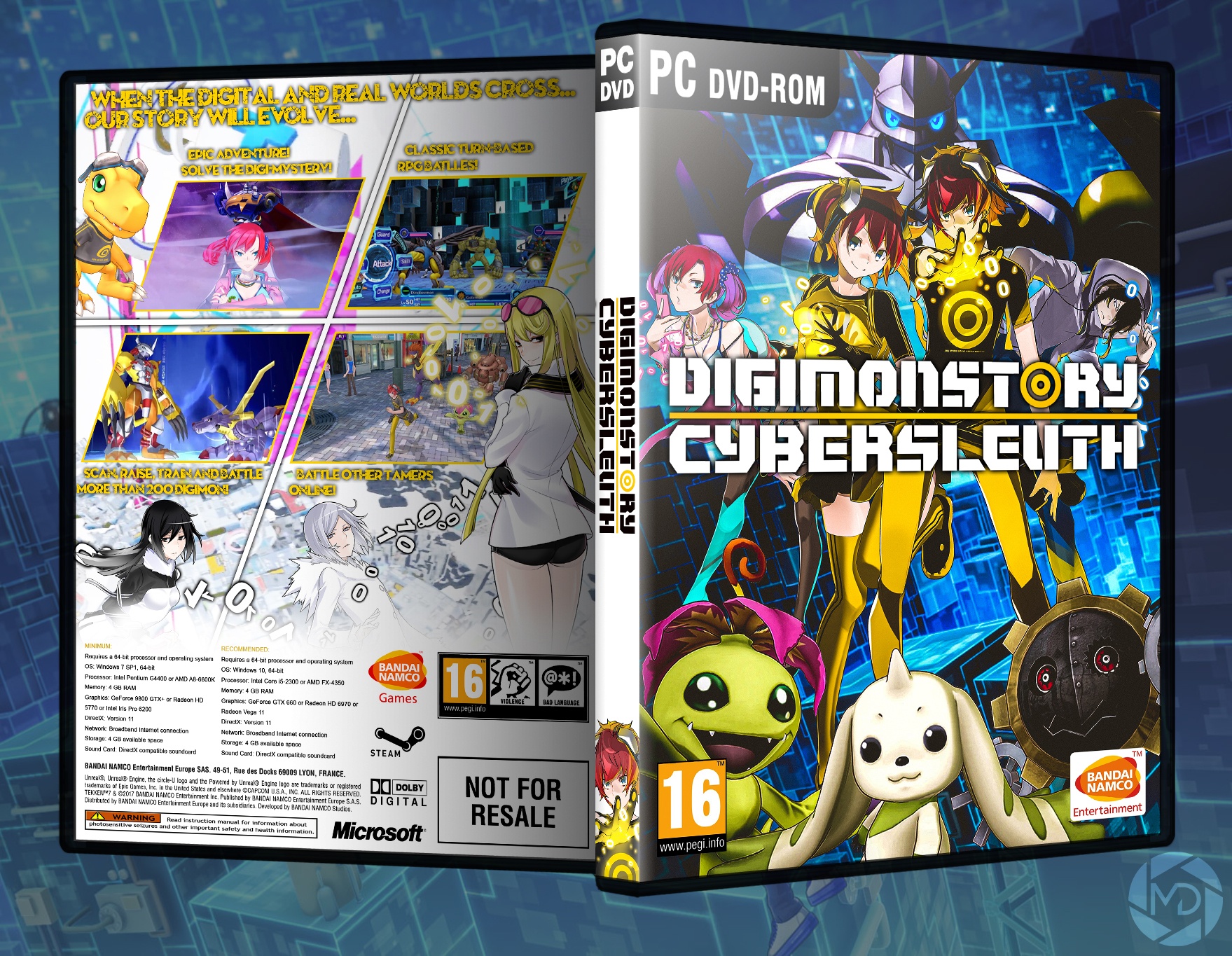 Digimon Story: Cyber Sleuth box cover