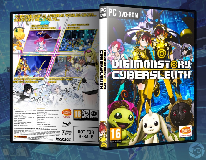 Digimon Story: Cyber Sleuth box art cover