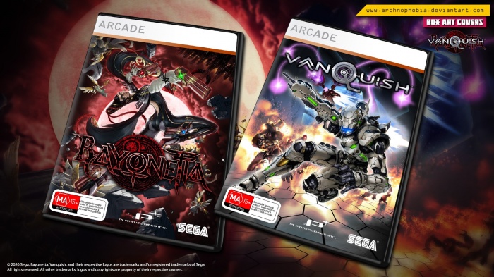 Bayonetta & Vanquish DVD Preview box art cover