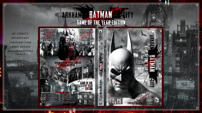 Batman Arkham City Game of the year Edition box art cover