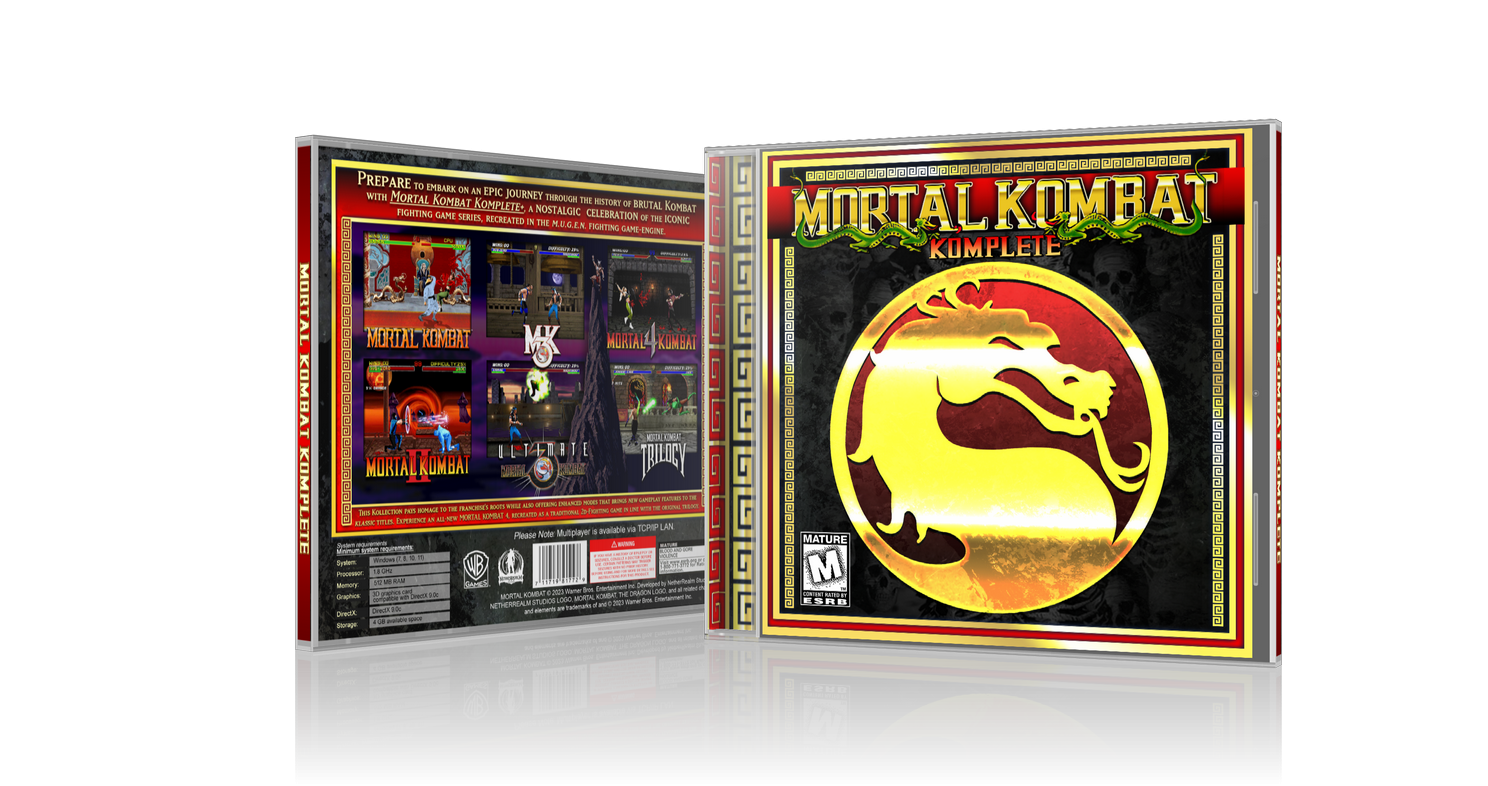 Viewing full size Mortal Kombat Komplete box cover