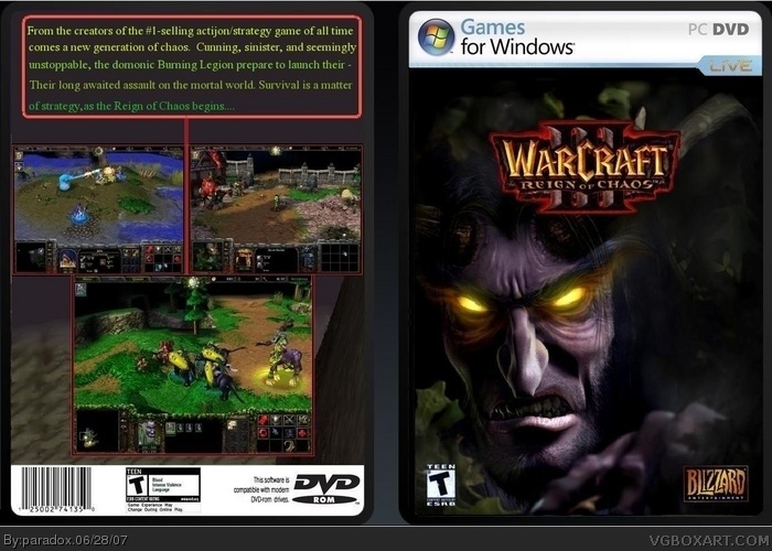 no cd warcraft 3 reign of chaos download
