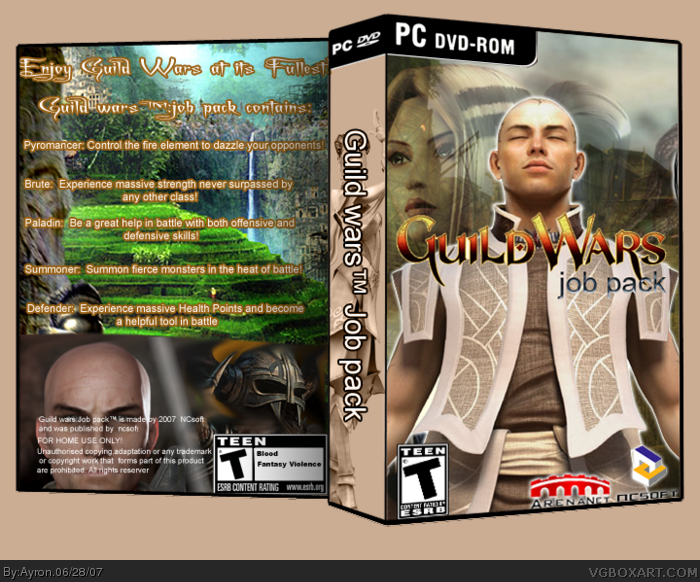 Guild Wars: Job Pack box art cover