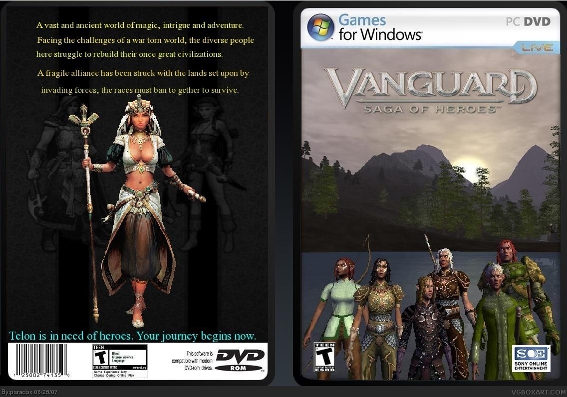 Vanguard: Saga of Heroes box cover