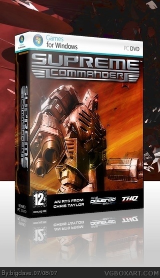 Supreme Commander box cover