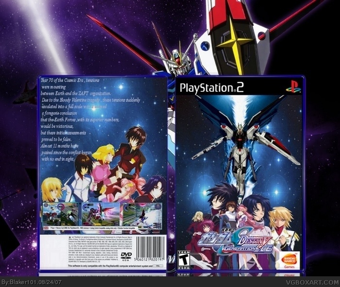Gundam Seed Destiny box art cover