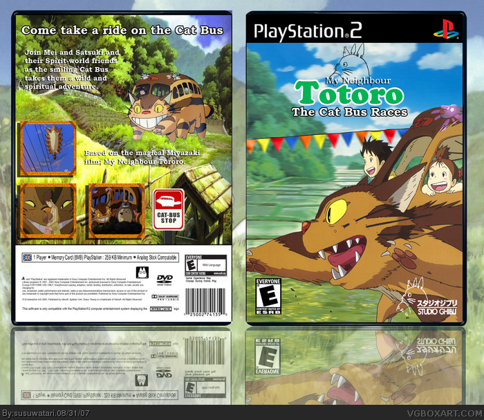 My Neighbour Totoro: The Cat Bus Races box art cover