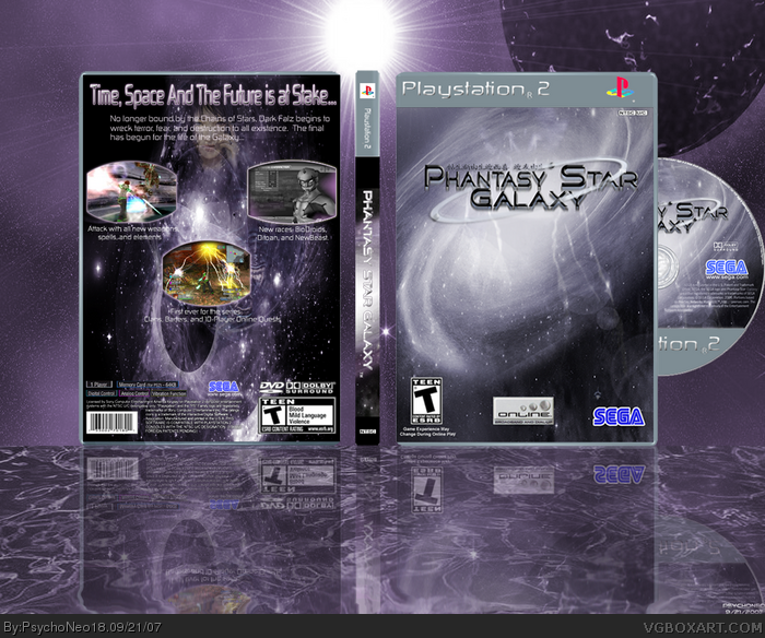 Phantasy Star Galaxy box art cover