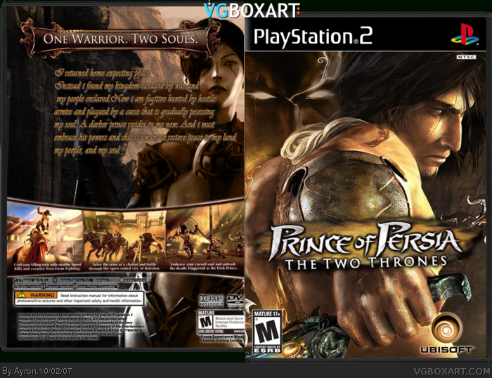 PRINCE OF PERSIA: THE TWO THRONES (PLAYSTATION 2 PS2)