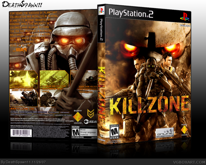 Killzone PlayStation 2 Box Art Cover by sinfulcomplexitys