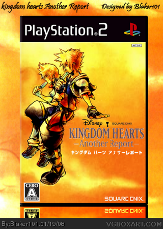 Kingdom Hearts: Another Report box cover
