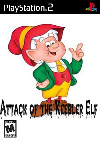 Attack of the Keebler Elf box cover