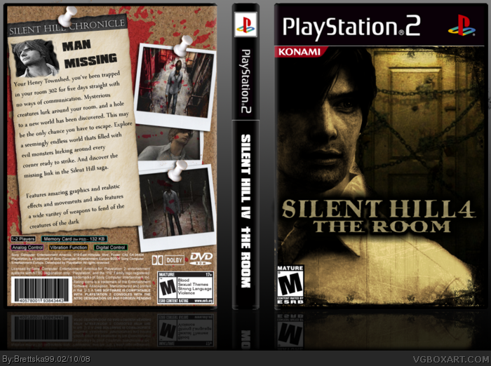Silent Hill 4 The Room Playstation 2 Box Art Cover By Brettska99