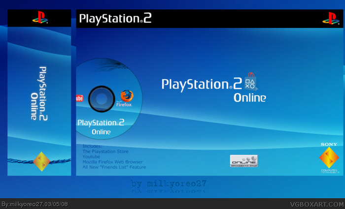 Playstation 2 Online box art cover
