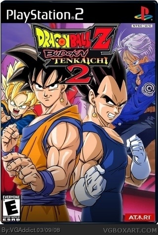 Dragon Ball Z Budokai Tenkaichi 2 Playstation 2 Box Art Cover By Vgaddict