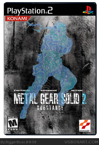 Metal Gear Solid 2: Substance box cover
