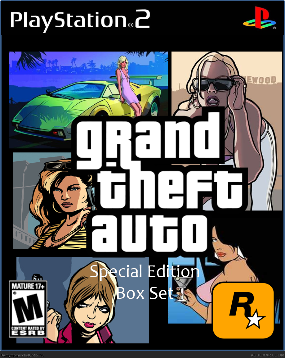 Viewing full size Grand Theft Auto Special Edition Box Set box cover