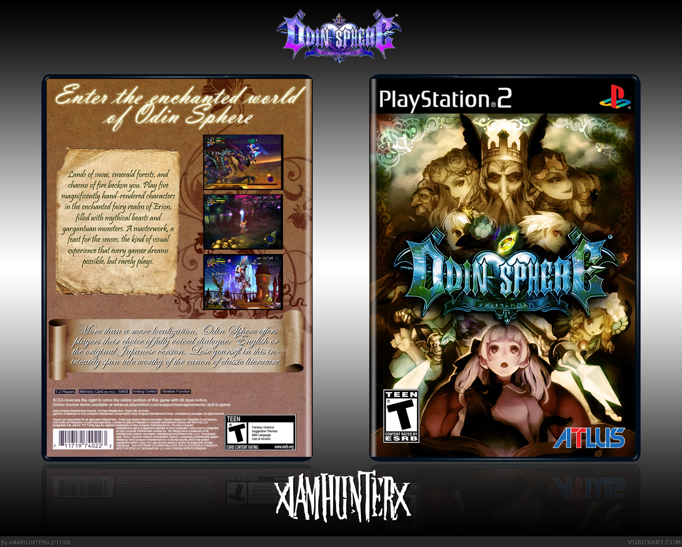 Viewing full size Odin Sphere box cover