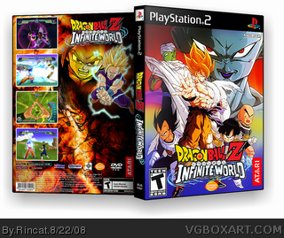 Dragon Ball Z Infinite World Playstation 2 Box Art Cover By Rincat