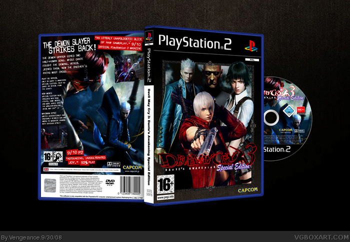 Devil May Cry 2 PlayStation 2 Box Art Cover by Chibi Cloud