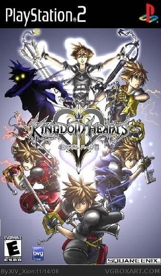Kingdom Hearts II PlayStation 2 Box Art Cover by XIV_Xion