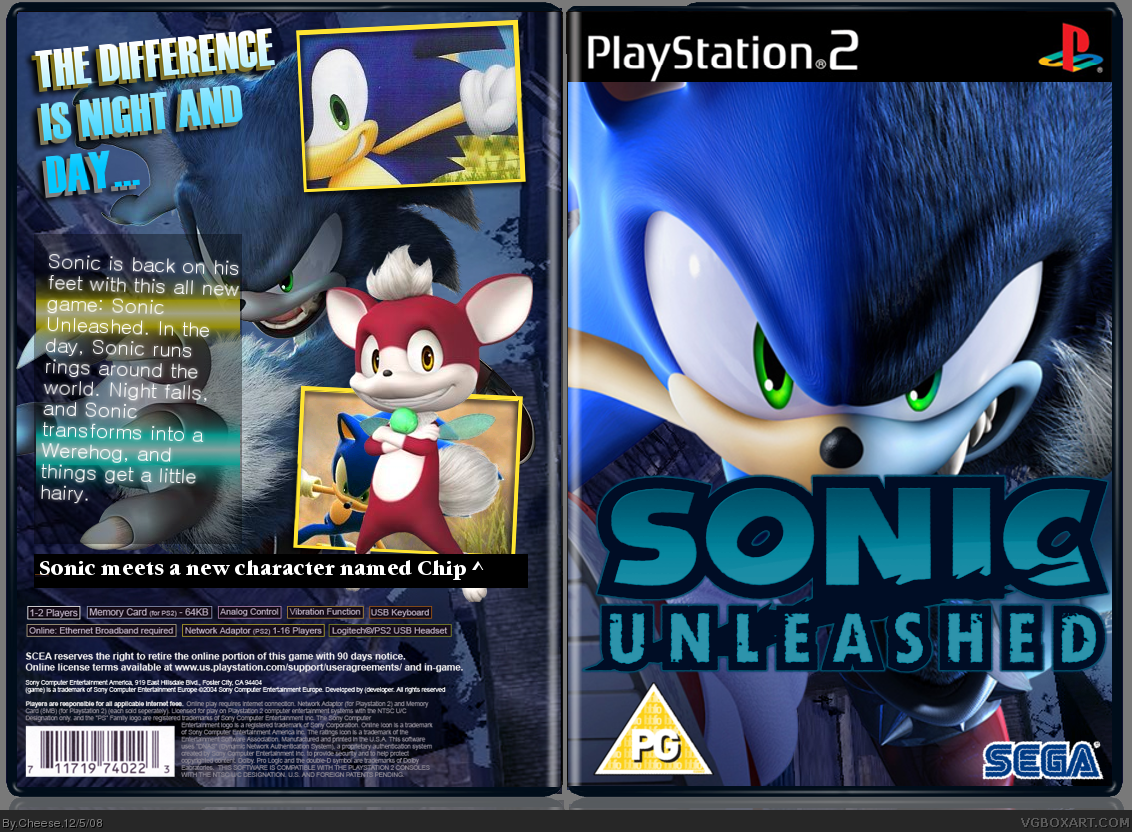 Sonic Unleashed box cover