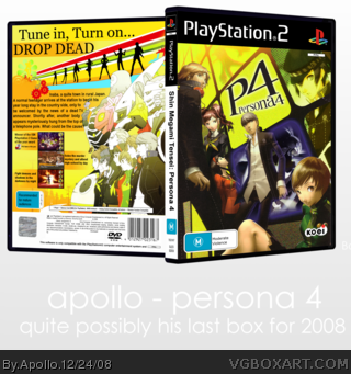 Persona 4 box art cover