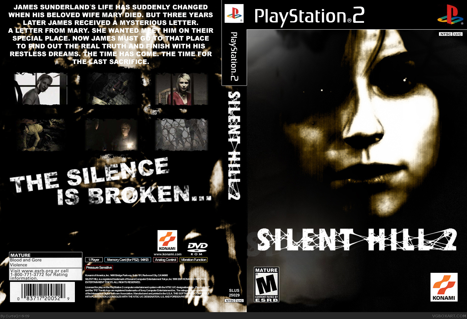 Silent Hill 2 box cover