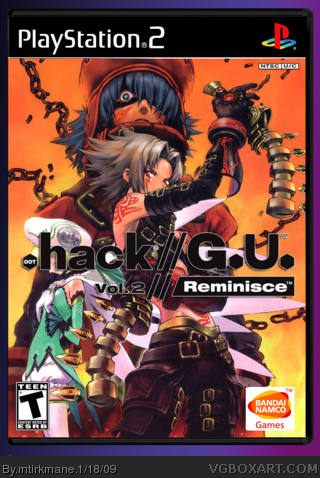 .hack//G.U. Vol. 2: Reminisce PlayStation 2 Box Art Cover by mtirkmane