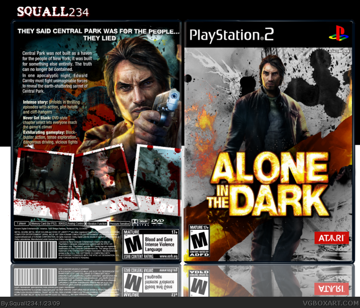 alone in the dark ps1 cover