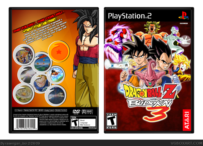 Dragon Ball Z Budokai 3 Playstation 2 Box Art Cover By Rasengan Boi