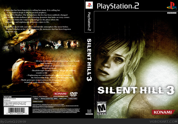 Cool Box Art on X: Silent Hill 3 / PlayStation 2 / Konami / 2003