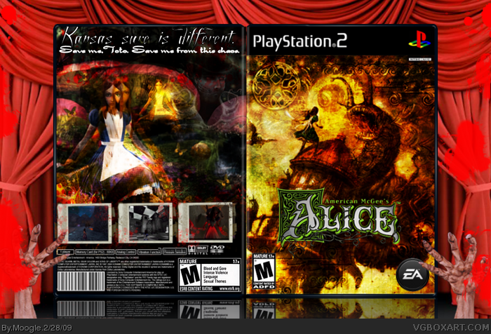 American McGee's Alice box art cover