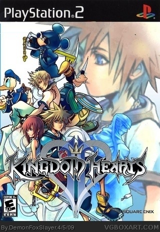 Kingdom Hearts 2 PlayStation 2 Box Art Cover by DemonFoxSlayer
