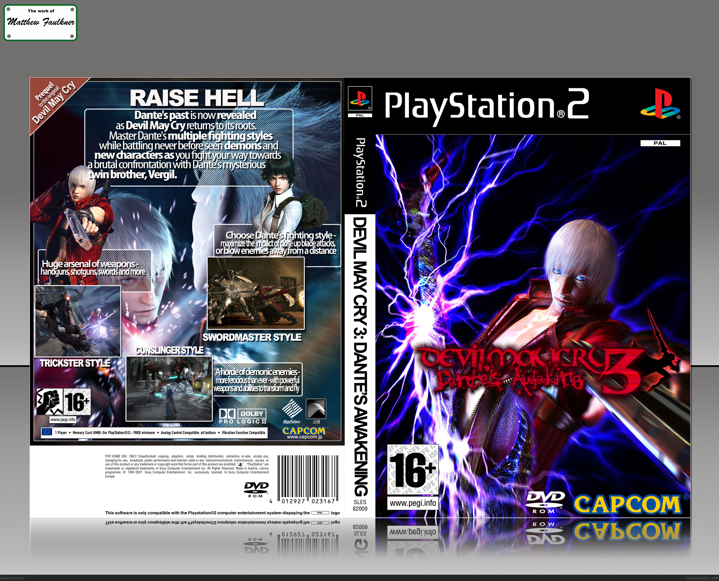 Devil May Cry 3 box cover