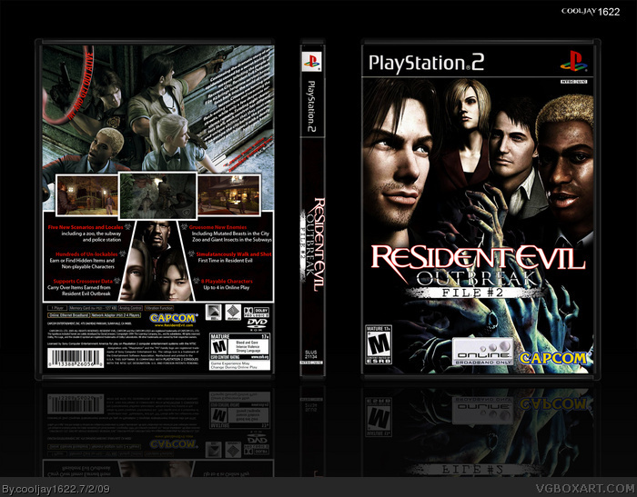 Resident Evil Outbreak File 2 box art cover