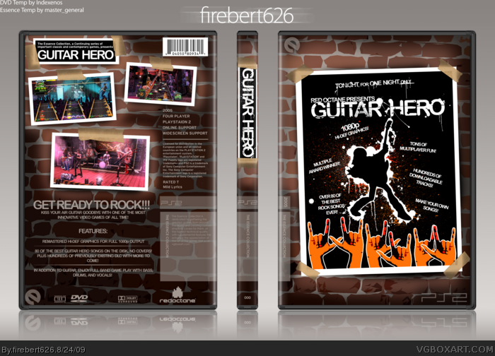 Guitar Hero box art cover