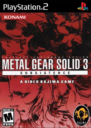 Metal Gear Solid 3: Subsistence PlayStation 2 Box Art Cover by TheAvenged