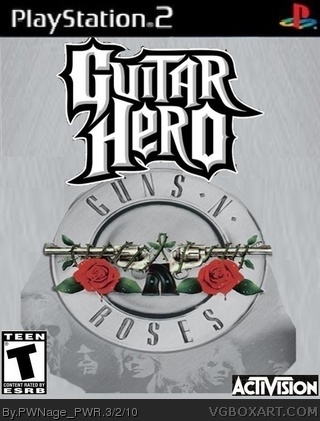 Guitar Hero Guns N' Roses box cover