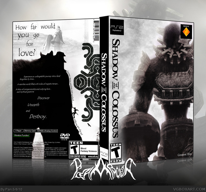 shadow of the colossus japanese box art