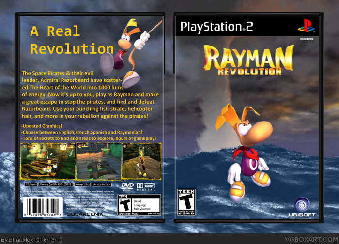 Rayman Revolution box art cover