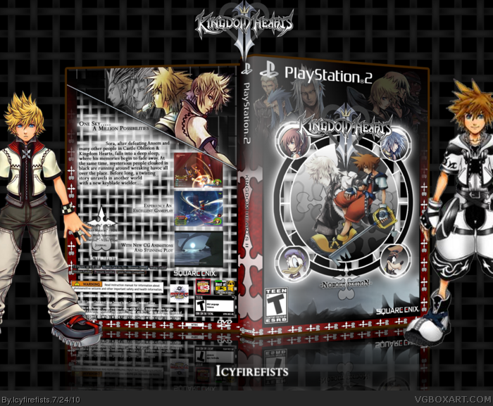 Kingdom Hearts II - Nobody Edition box art cover