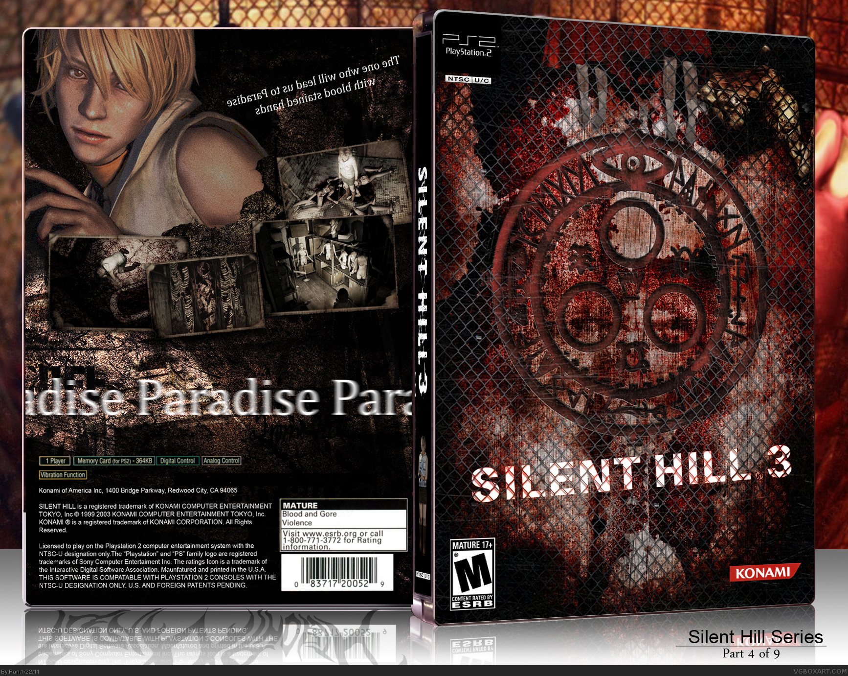 Сайлент хилл перевод. Silent Hill 3 ps2 Box Cover. Silent Hill 3 PLAYSTATION 2 обложка.